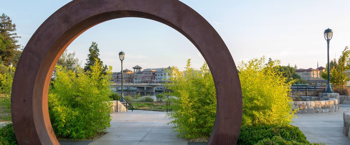 Riverfront at Napa city
