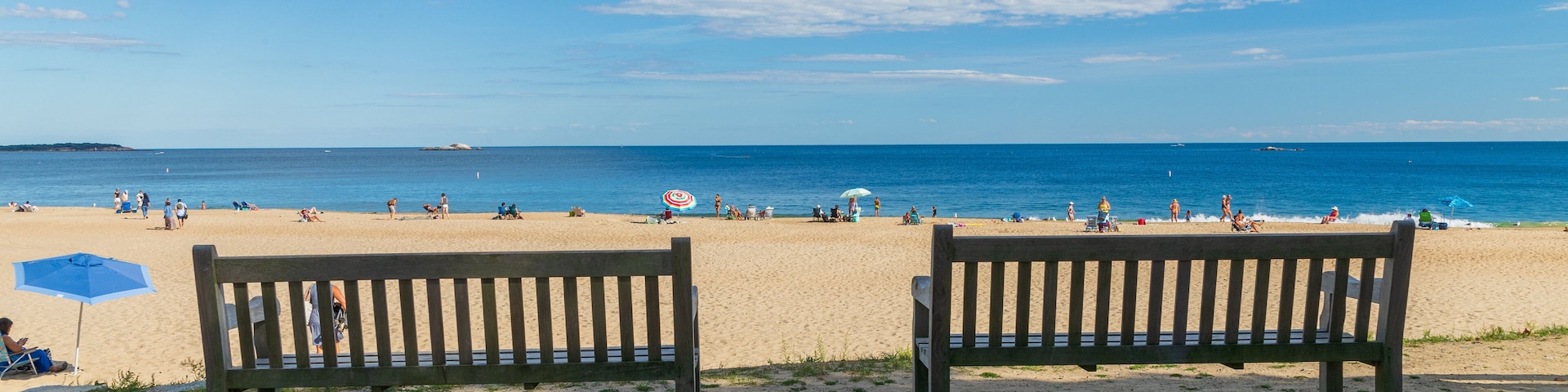 Singing Beach which includes a sandy beach and general coastal views