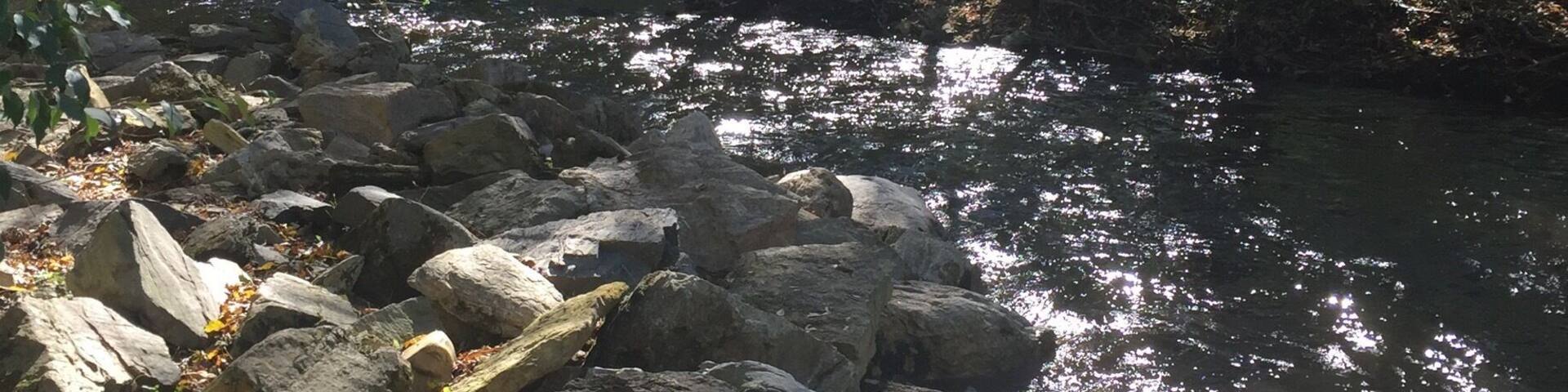 The sound of running water