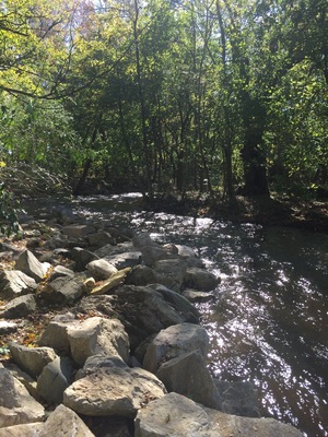 The sound of running water