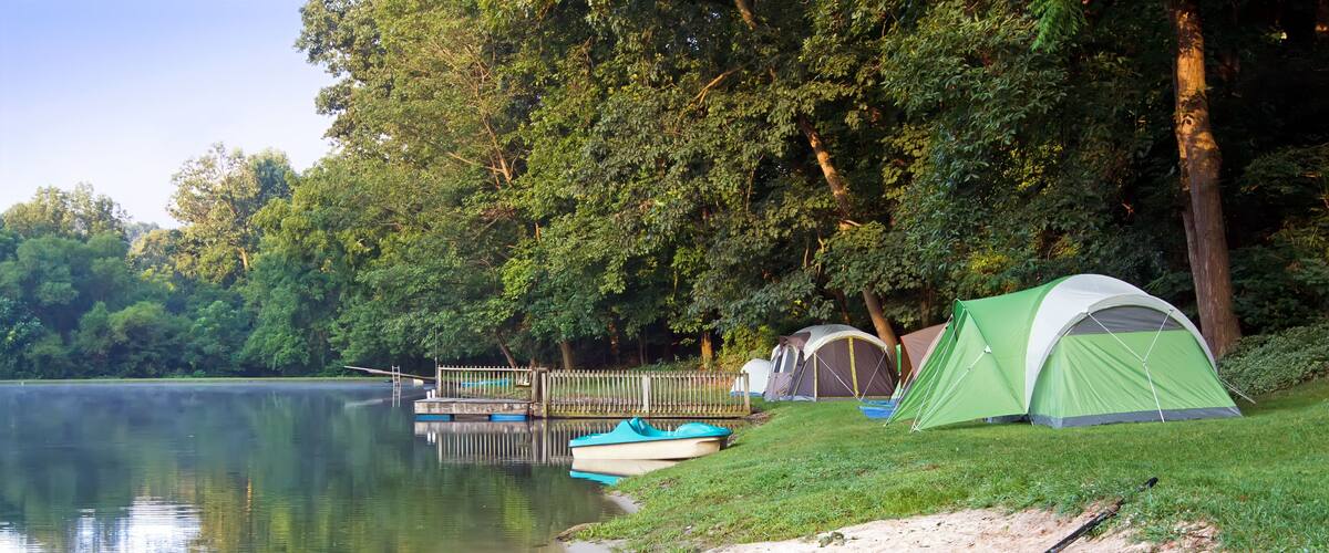 Tents at the Lake