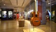 Woody Guthrie Center showing interior views and music