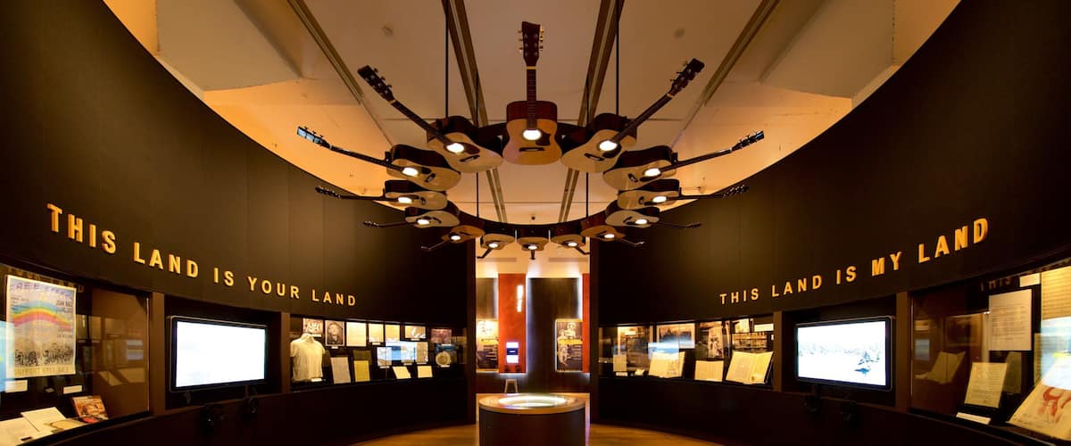 Woody Guthrie Center which includes interior views