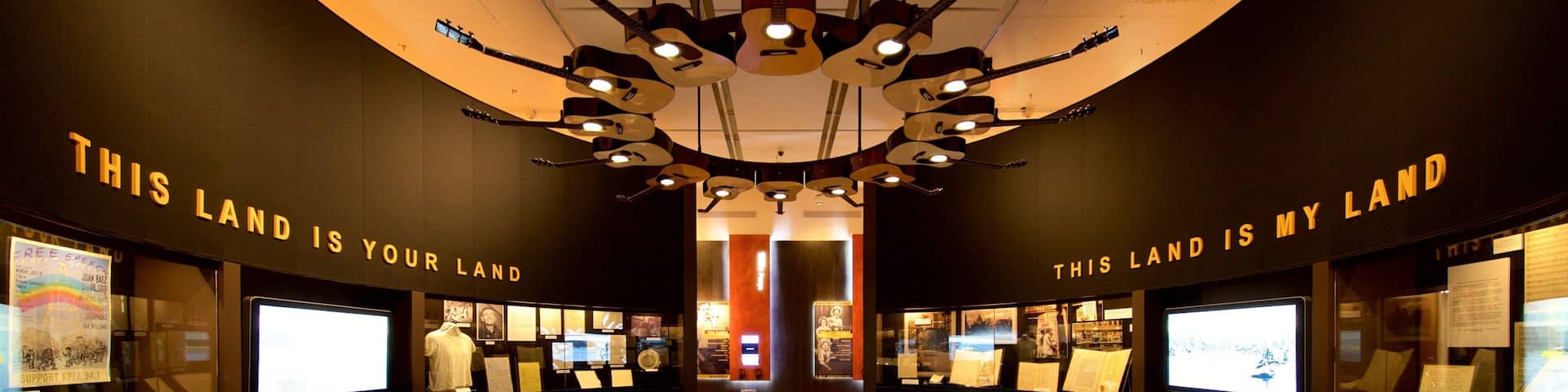 Woody Guthrie Center which includes interior views