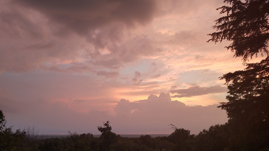 Just another sunset from a great vantage point. The Ledges Overlook.