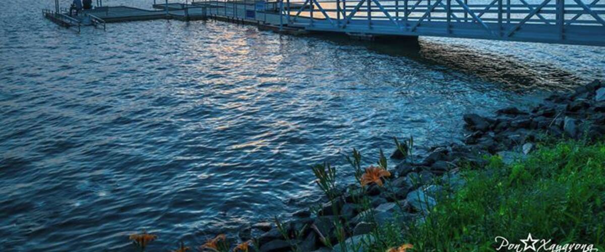Lake Crabtree during Sunset. Good place to take the family. No entry or parking fees. Boat rentals are available
