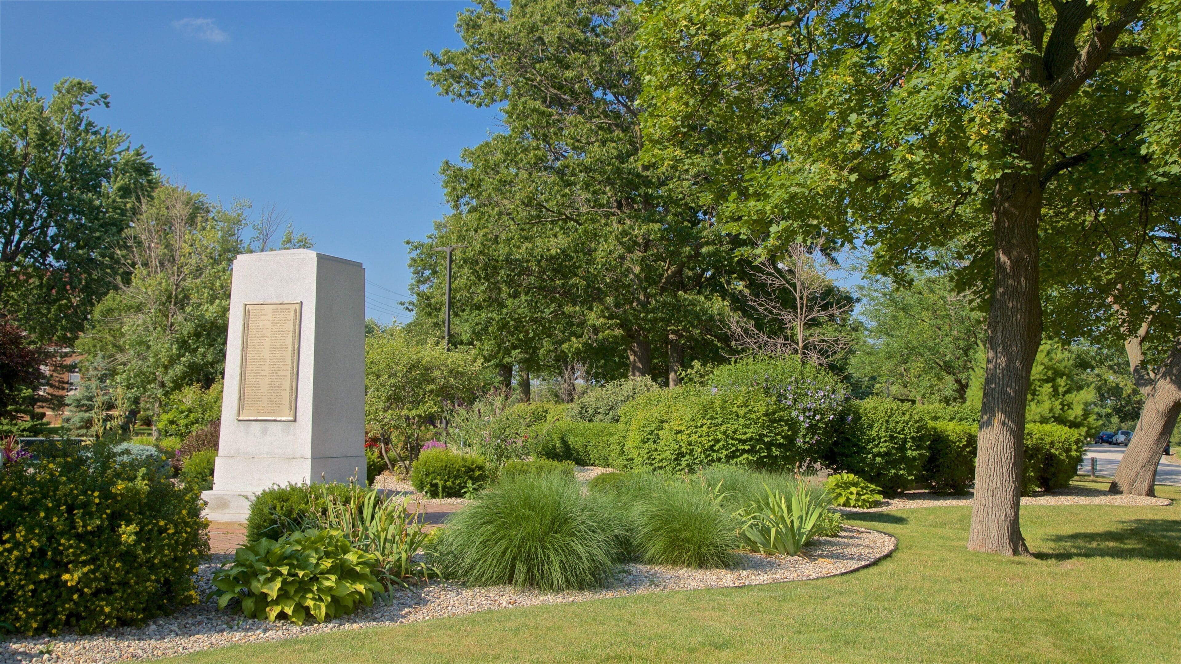 Hoyt Park fasiliteter samt hage