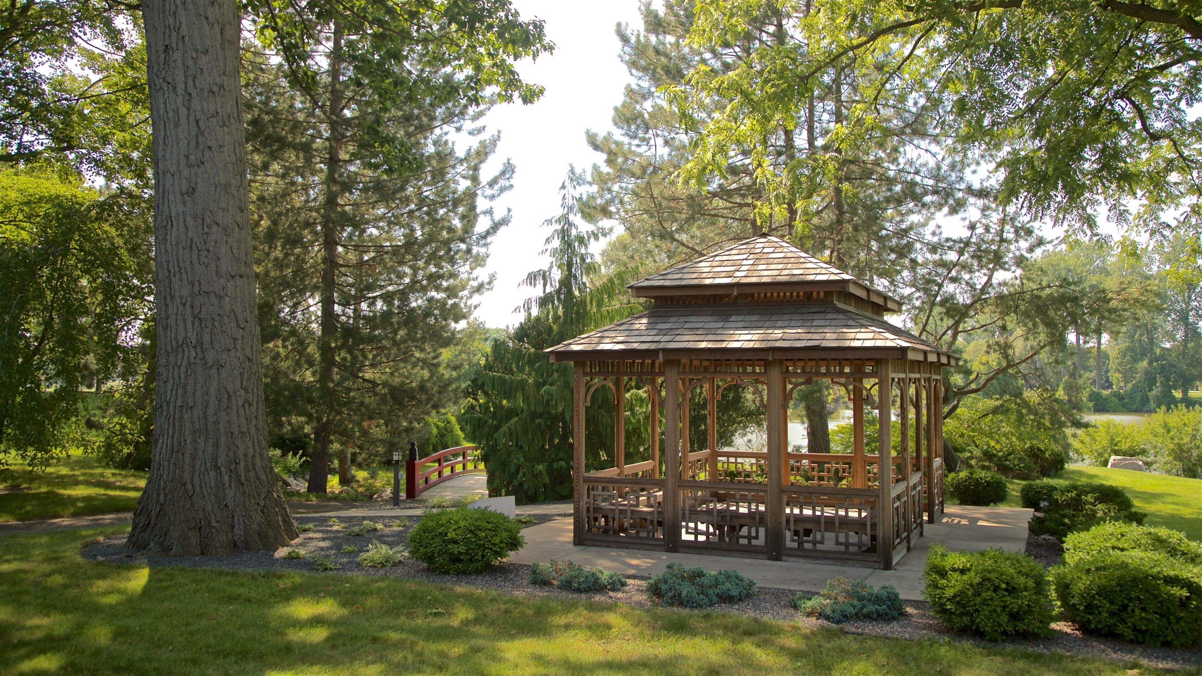 Japanese Cultural Center featuring a garden