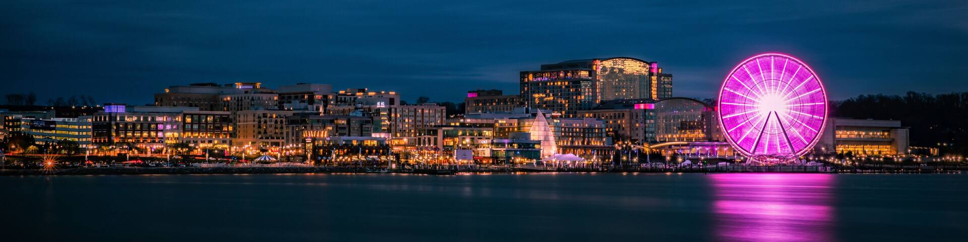 Nightime at the National Harbor
