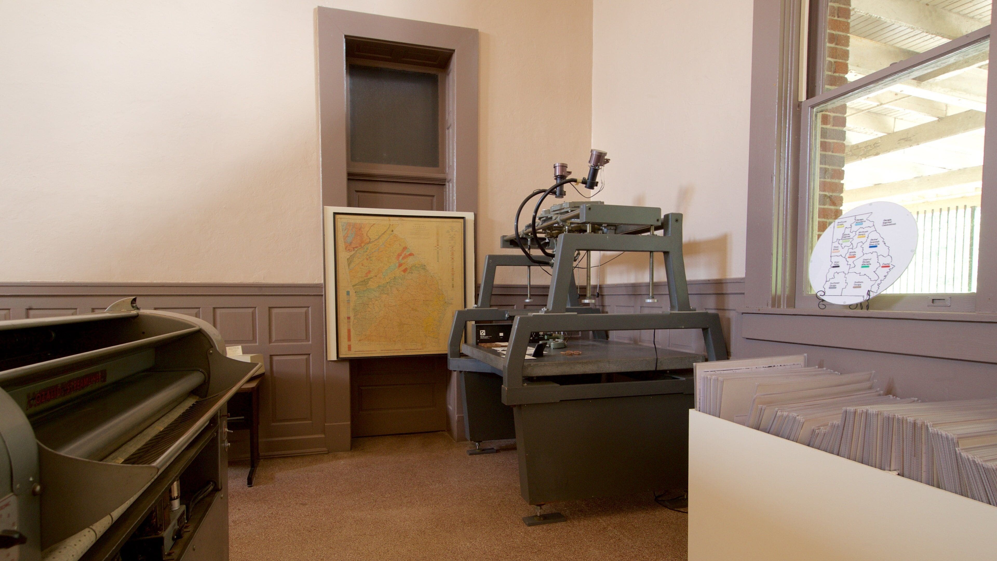 Thronateeska Heritage Center fasiliteter samt innendørs