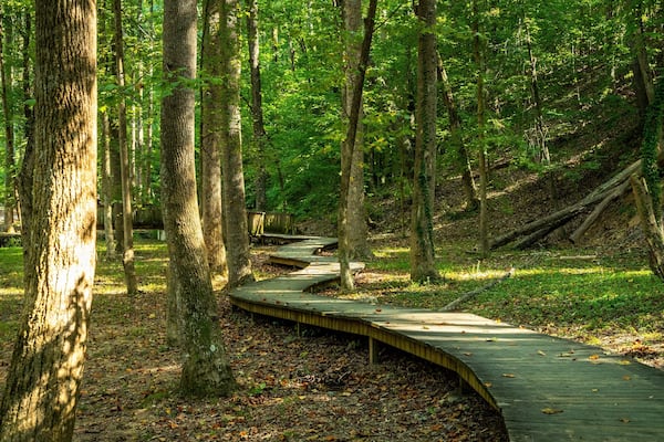 Wilshire Trails Park showing a park