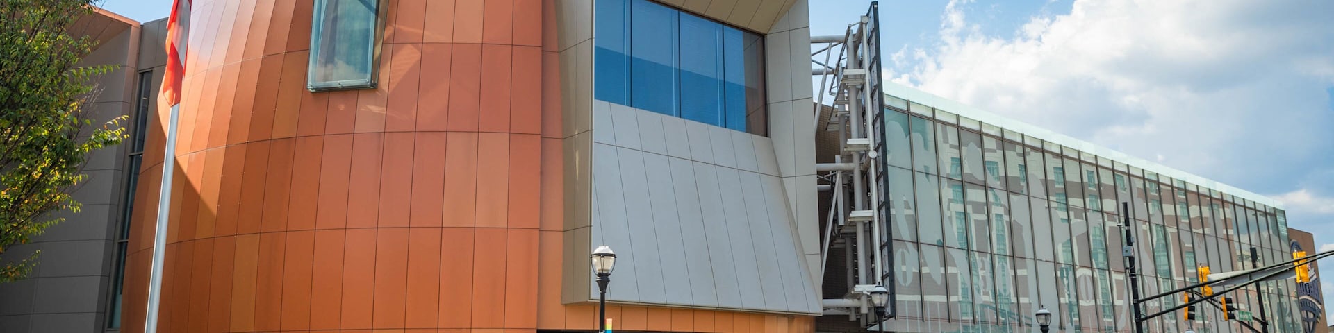College Football Hall of Fame featuring signage