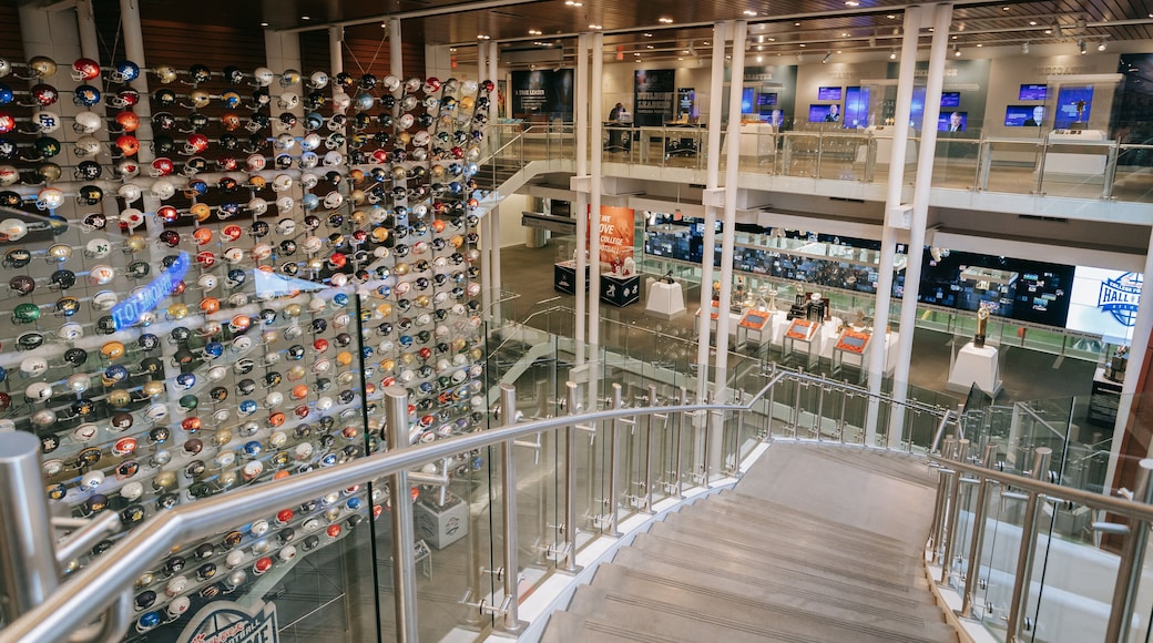 College Football Hall of Fame which includes interior views