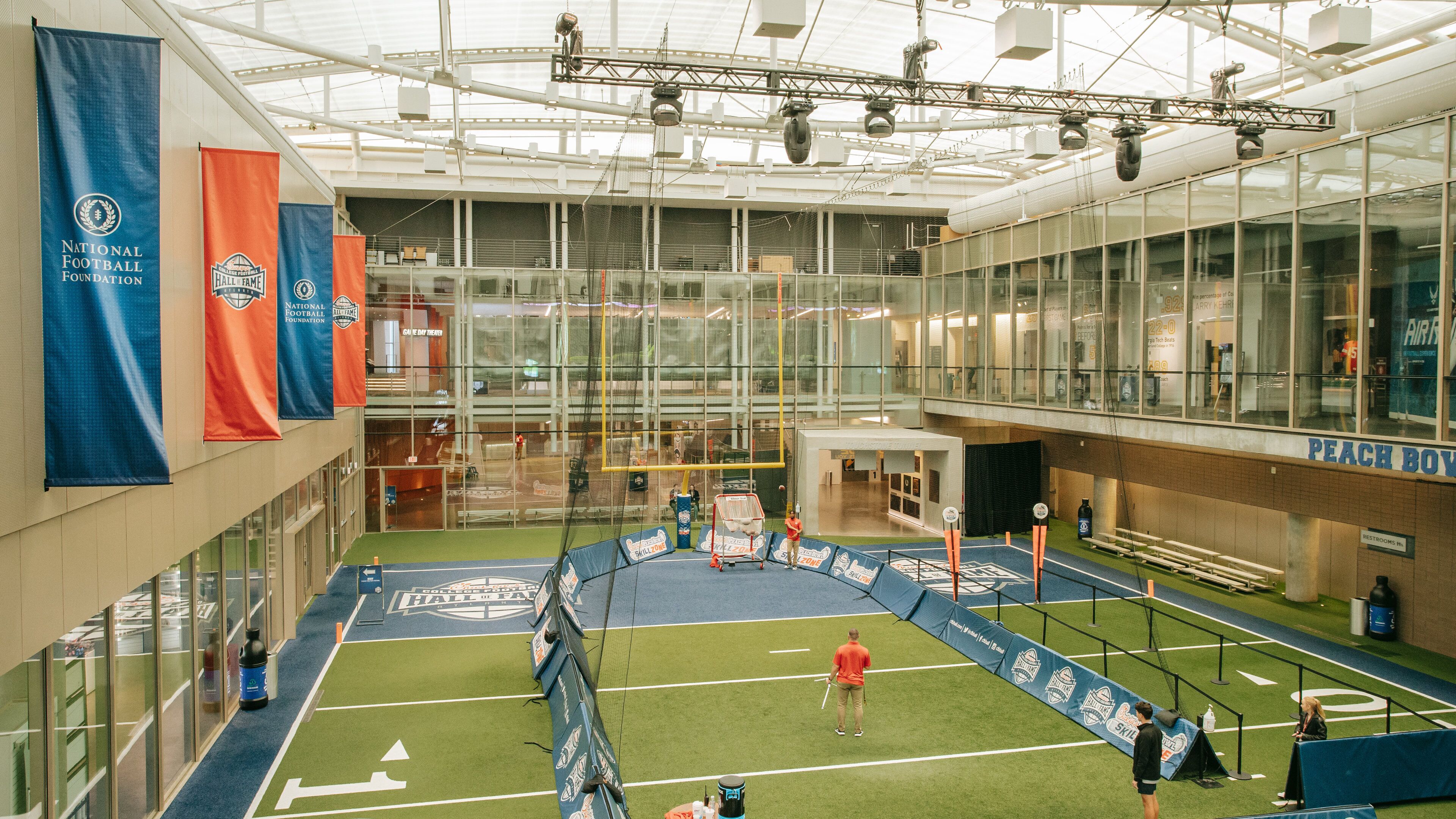 College Football Hall of Fame featuring a sporting event and interior views