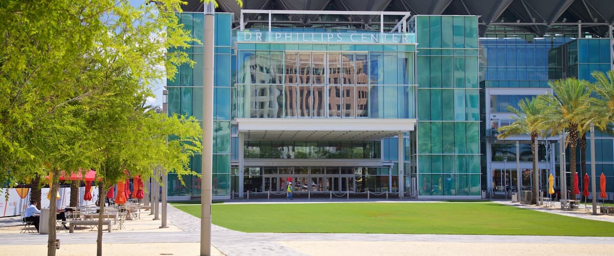 Dr. Phillips Center for the Performing Arts which includes modern architecture