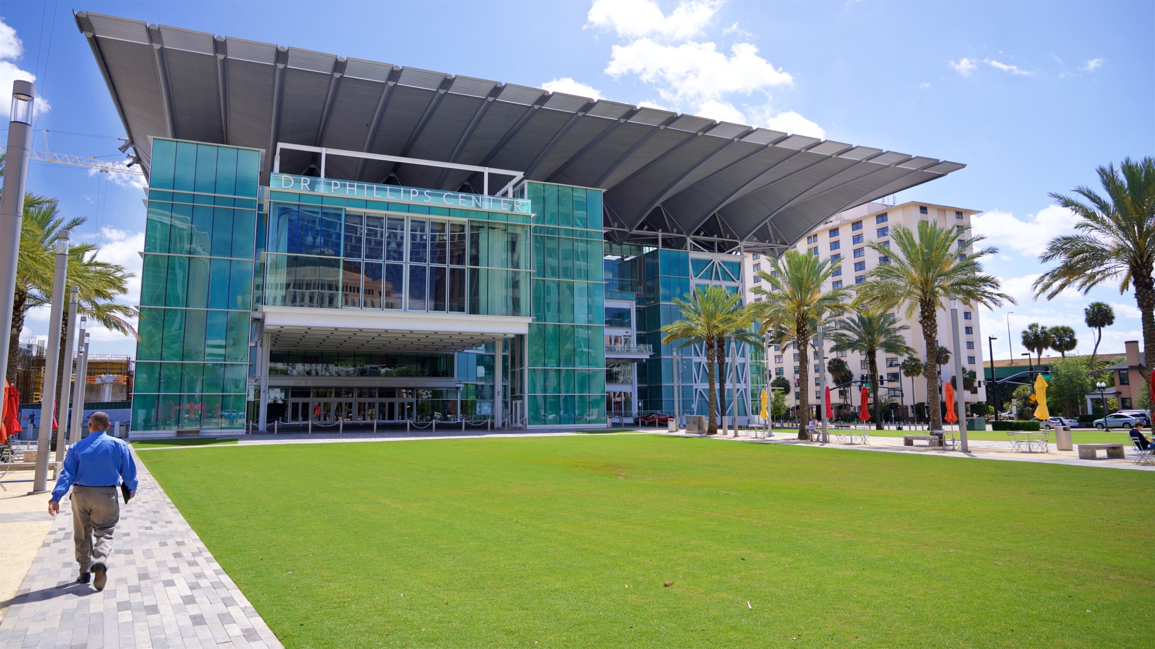 Dr. Phillips Center for the Performing Arts which includes modern architecture