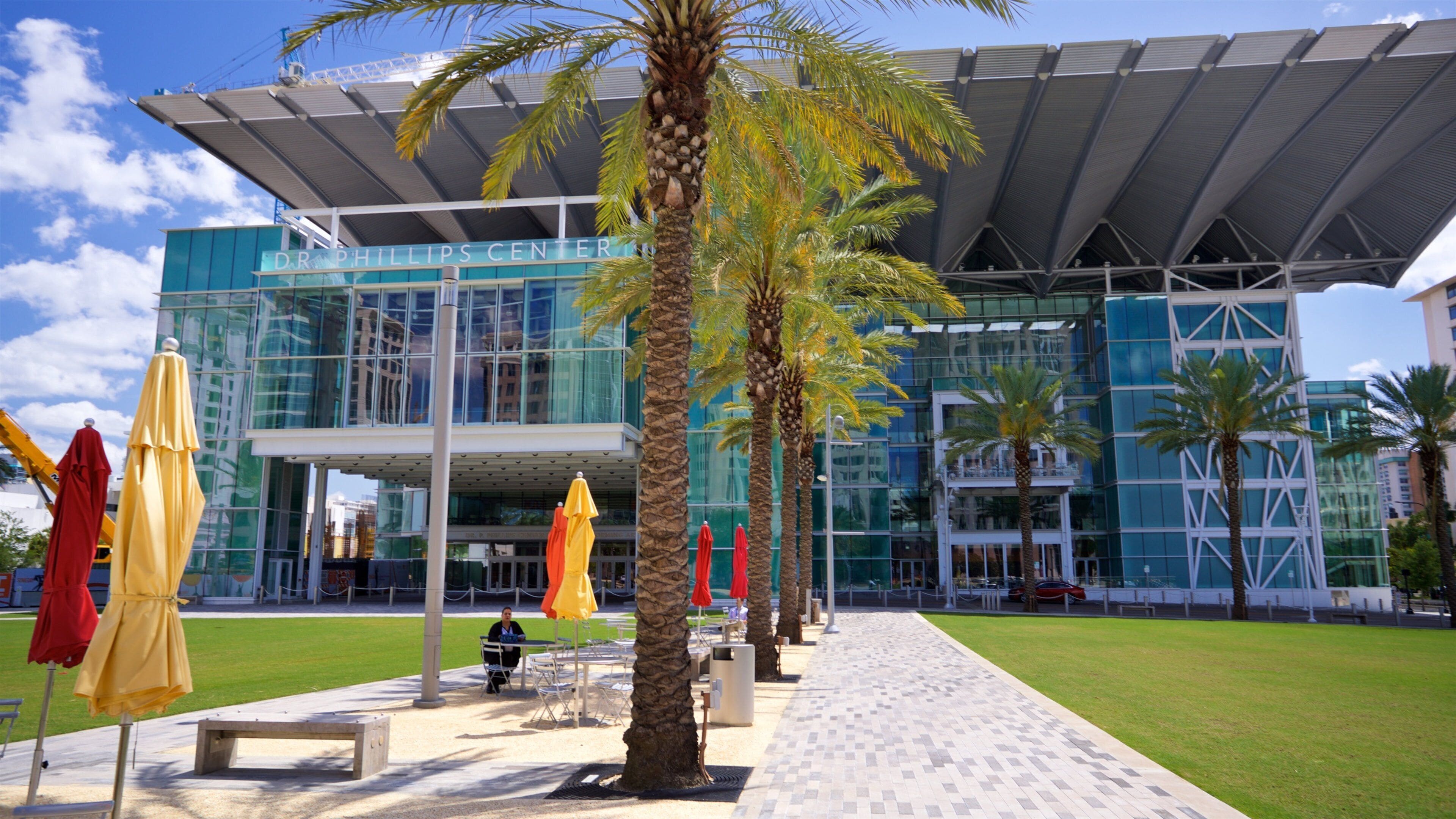 Dr. Phillips Center for the Performing Arts which includes modern architecture