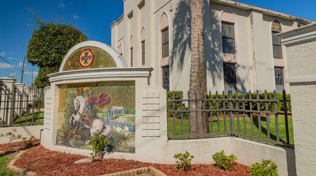 St George Coptic Orthodox Church showing outdoor art