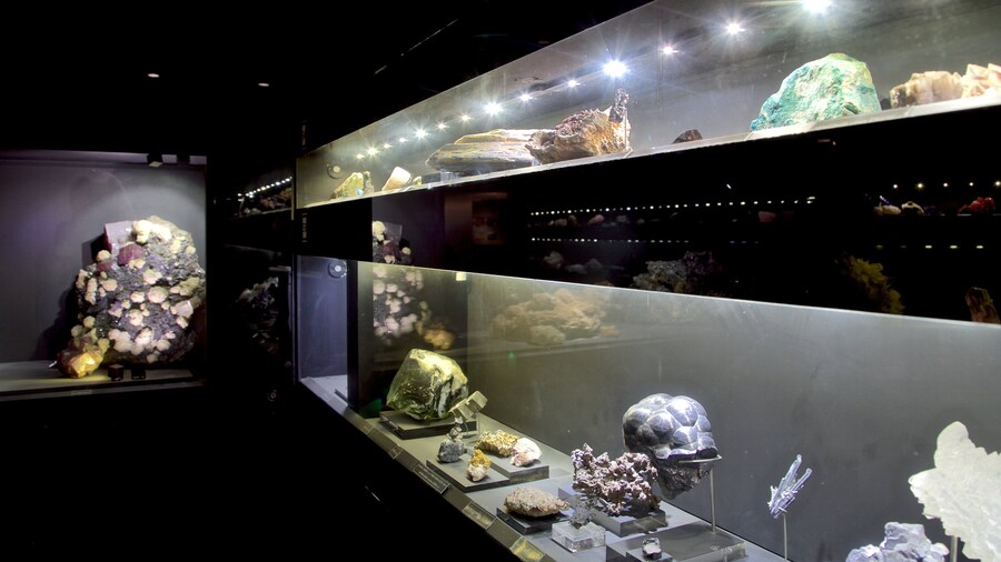 Harry Oppenheimer Diamond Museum featuring interior views