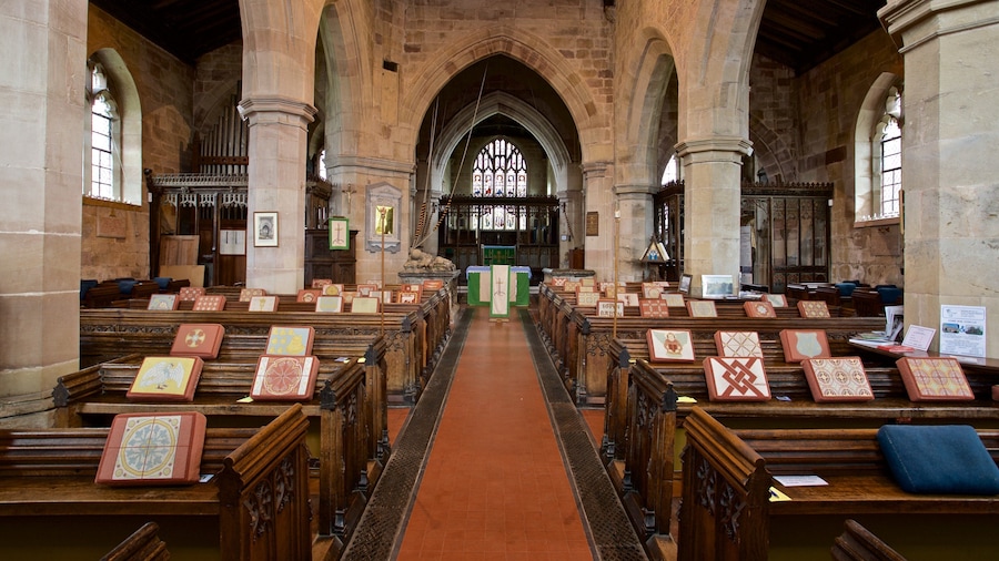 St. Bartholomews Church showing heritage elements, interior views and a church or cathedral