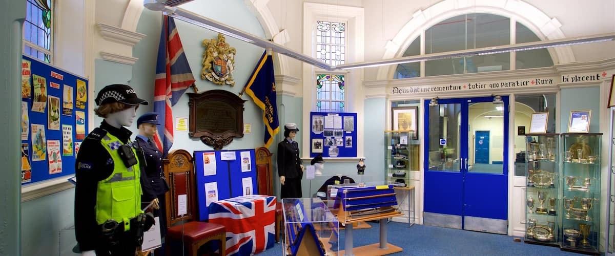 Museum of Policing in Cheshire bevat interieur