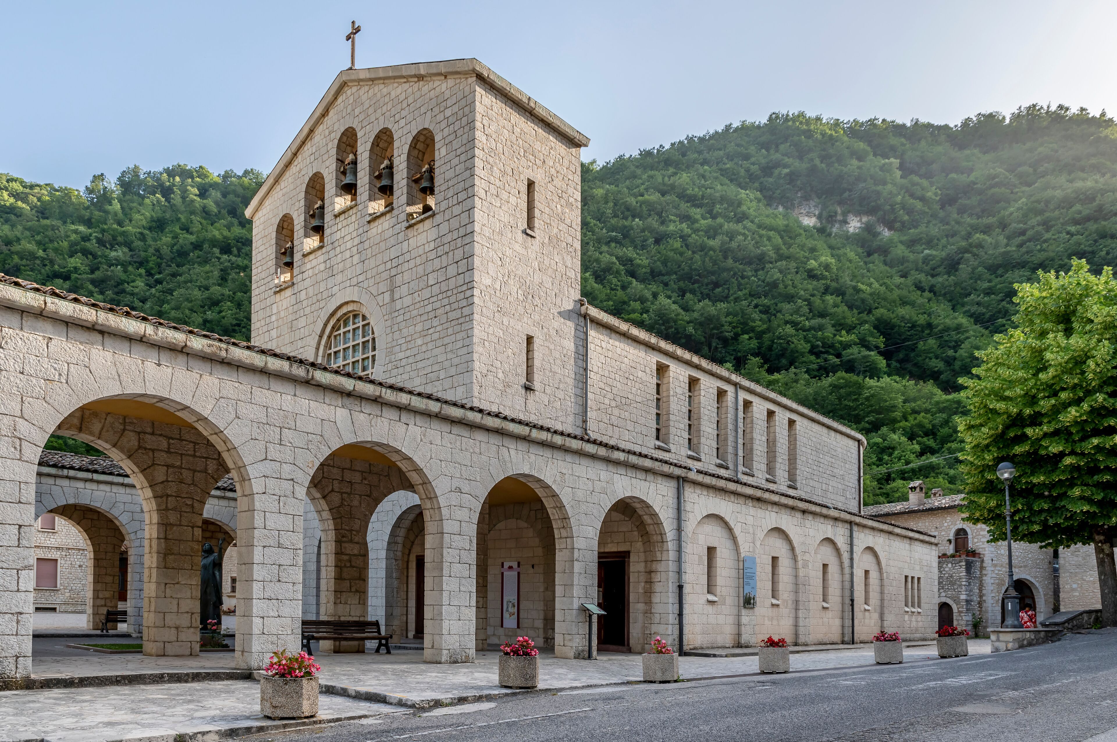 The Opera Sanctuary of Santa Rita, in Roccaporena, in the historic center of the town, Cascia, Italy
