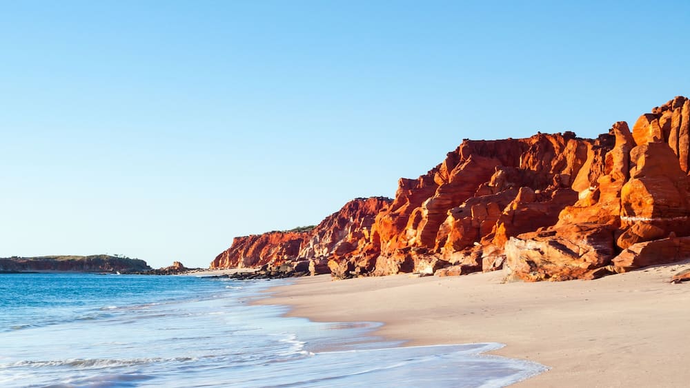The shoreline at Cape Leveque in north Western Australia, near Broome.