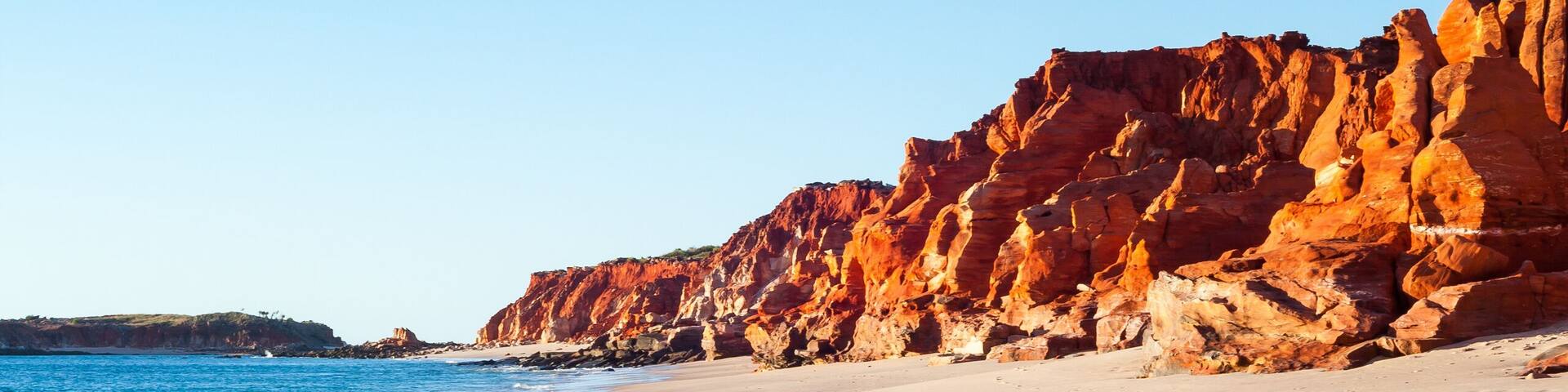 The shoreline at Cape Leveque in north Western Australia, near Broome.