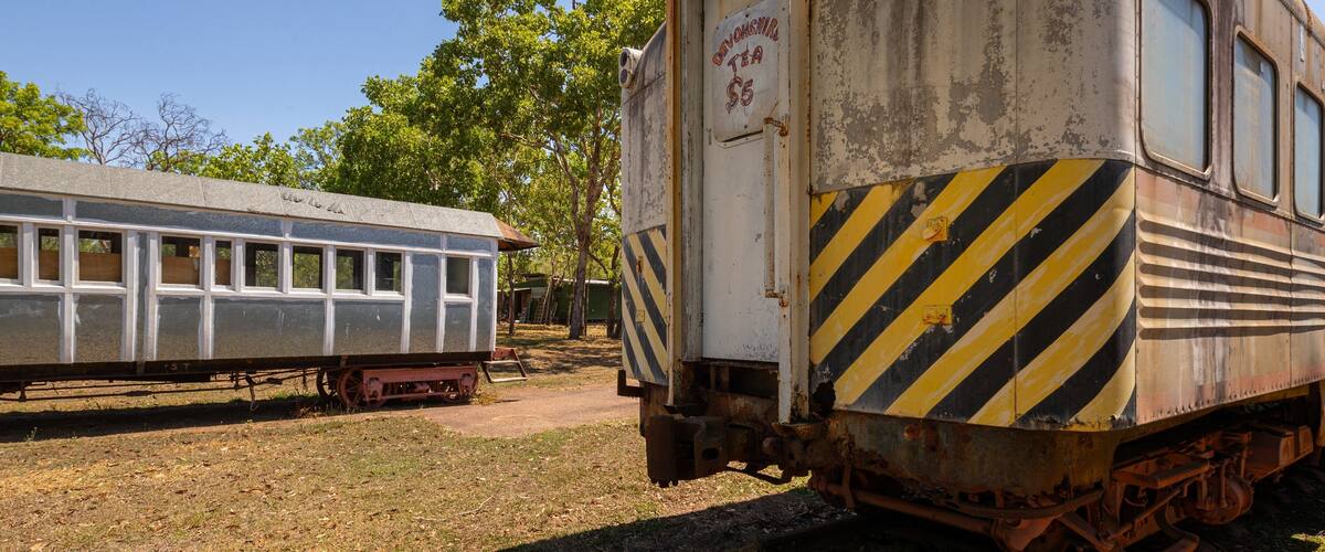 Adelaide River Railway Museum showing heritage elements