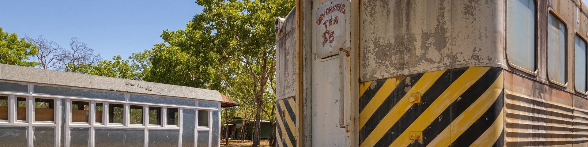 Adelaide River Railway Museum showing heritage elements