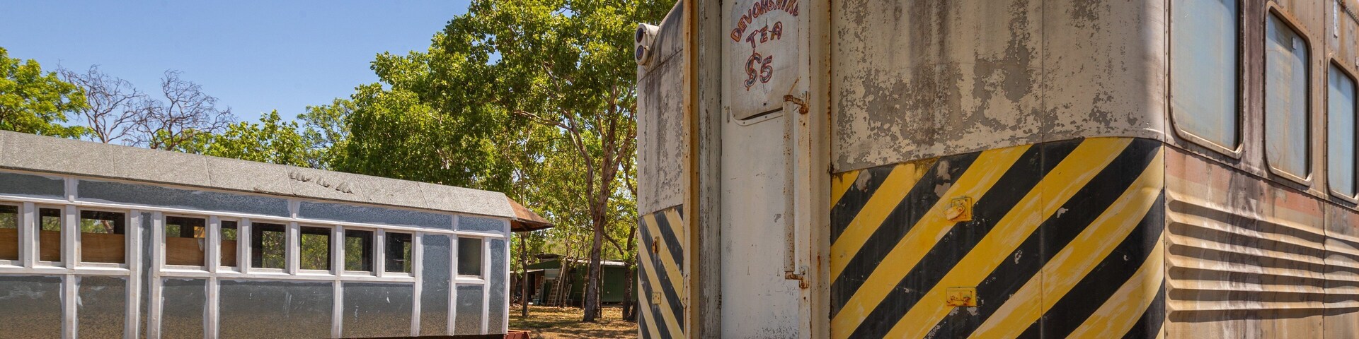 Adelaide River Railway Museum showing heritage elements