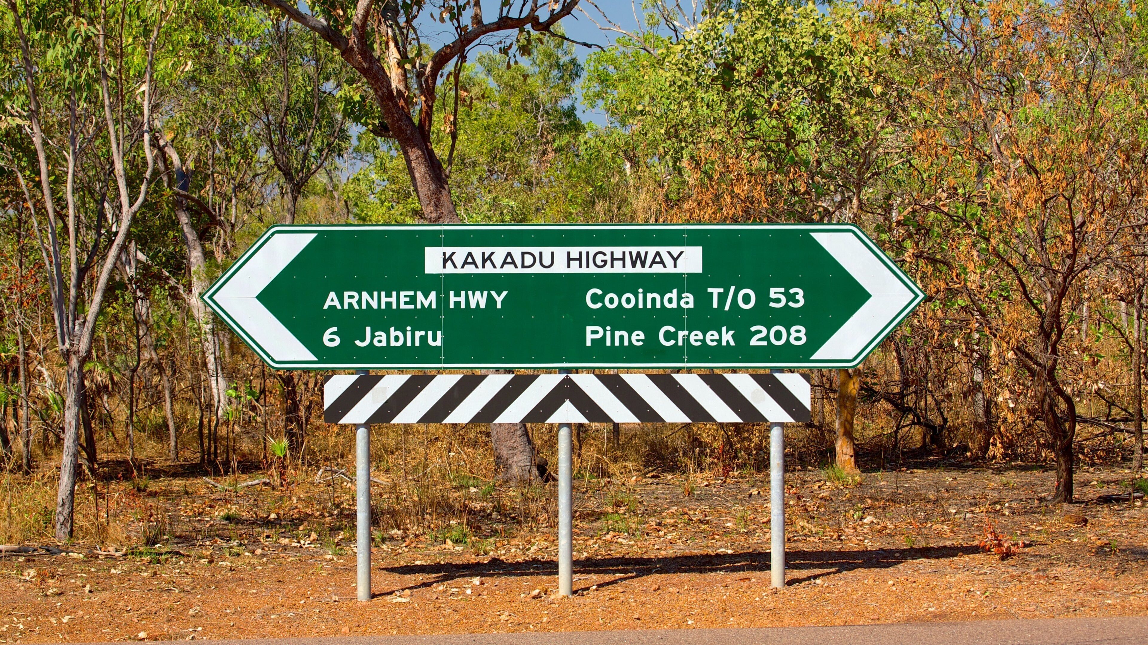 Kakadu National Park which includes signage