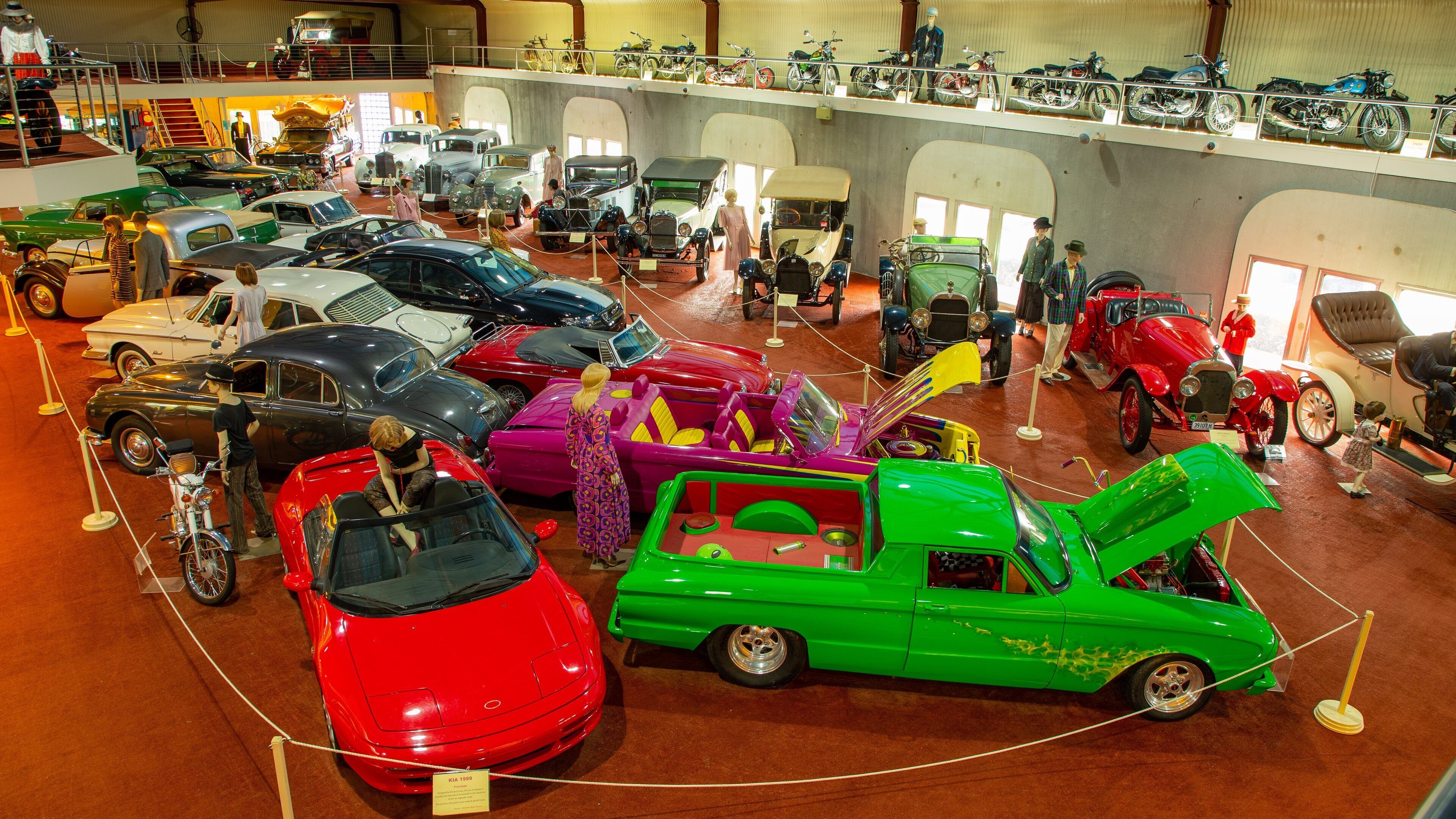 McFeeters Motor Museum showing interior views and heritage elements