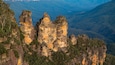 Echo Point Lookout showing a gorge or canyon and landscape views
