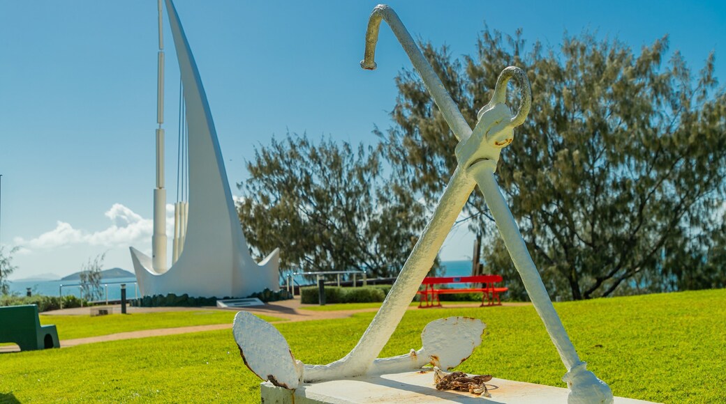 Singing Ship featuring a garden