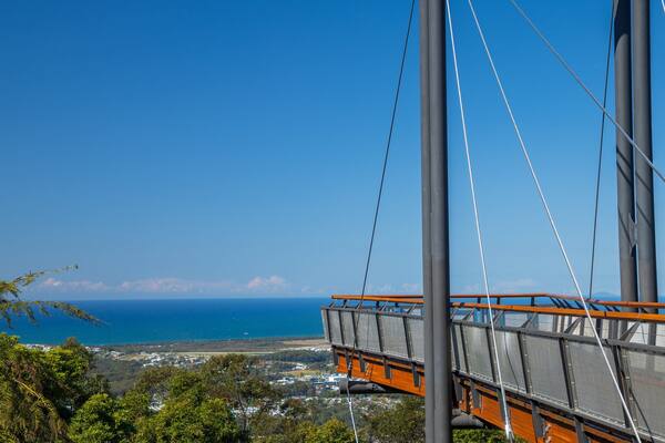 Forest Sky Pier showing general coastal views and views