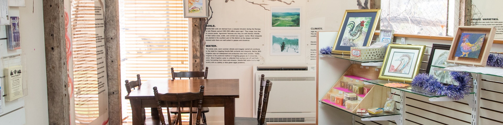 Stanthorpe Visitor Information Centre featuring interior views