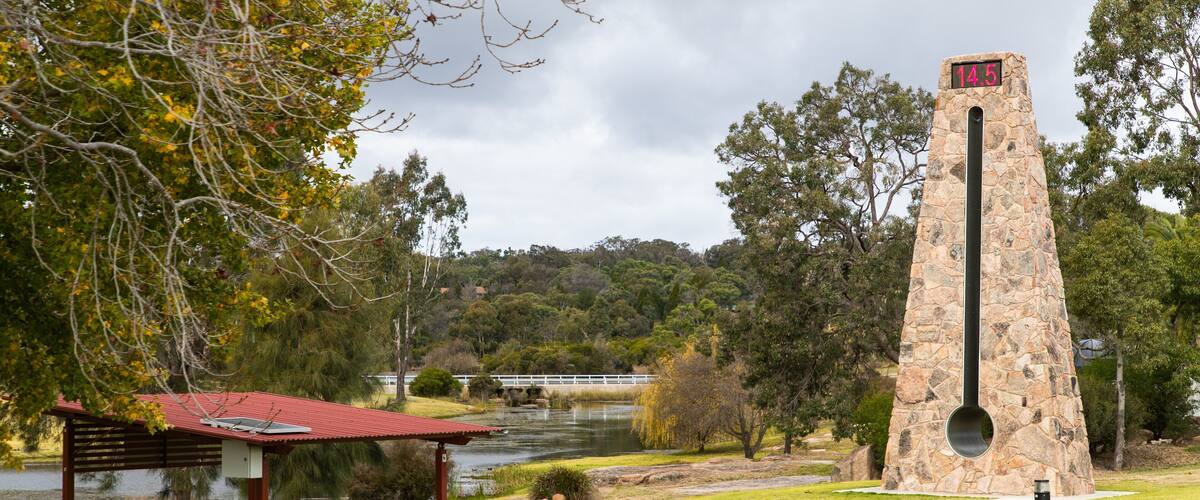Stanthorpe Visitor Information Centre showing a park
