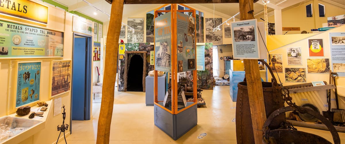 Herberton Mining Museum and Visitor Information Centre which includes interior views