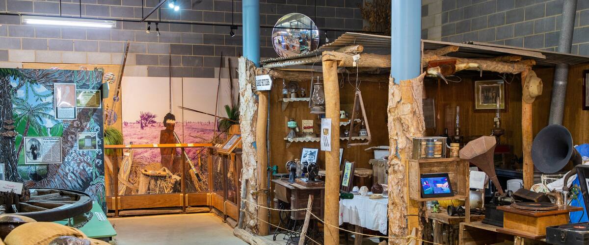 Mareeba Heritage Museum and Visitor Information Centre featuring interior views