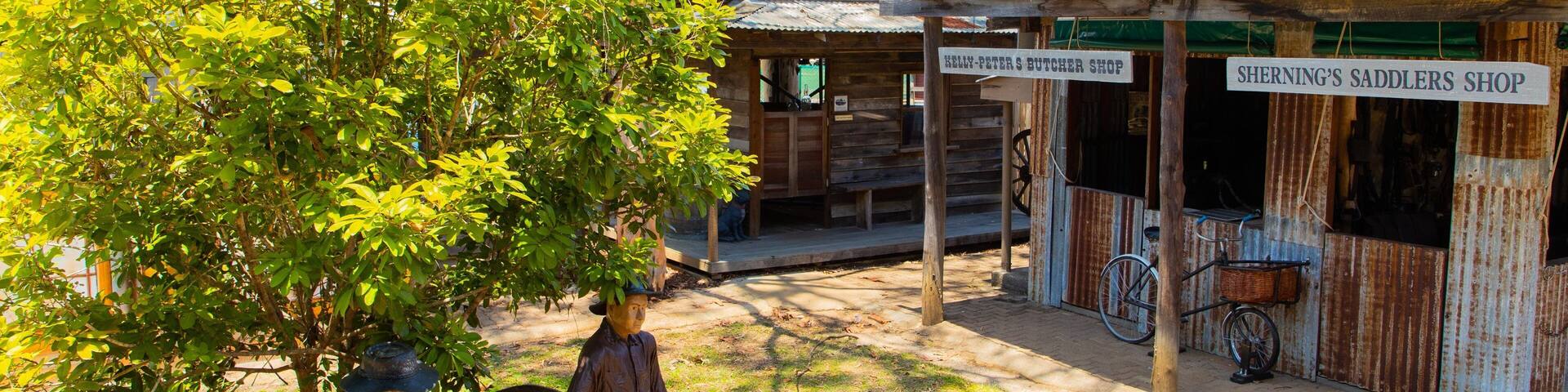 Mareeba Heritage Museum and Visitor Information Centre showing a small town or village