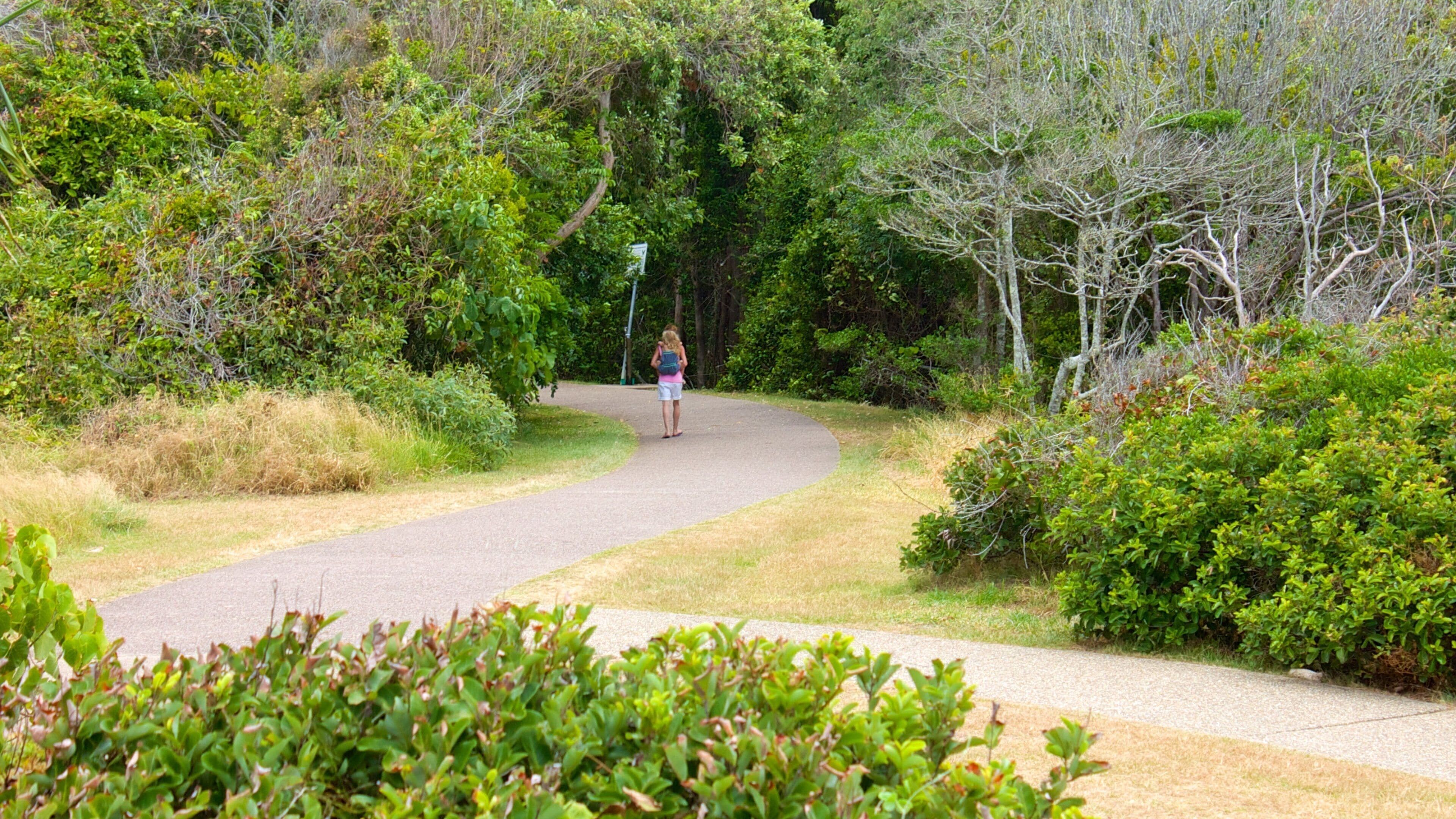 Mooloolaba which includes hiking or walking and a garden