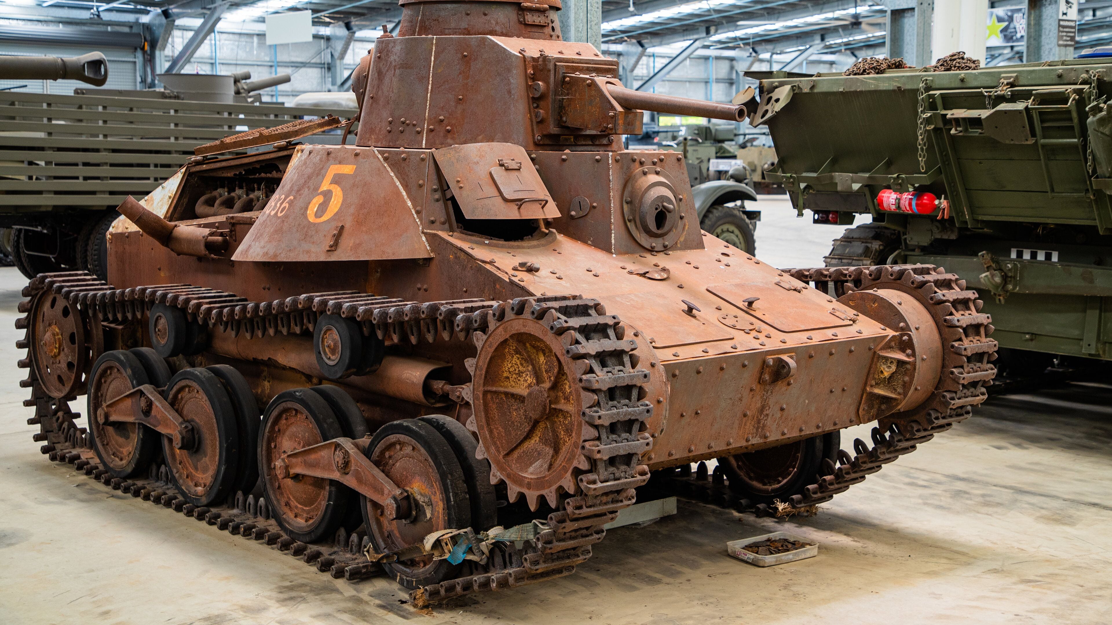 Australian Armour and Artillery Museum featuring interior views and military items