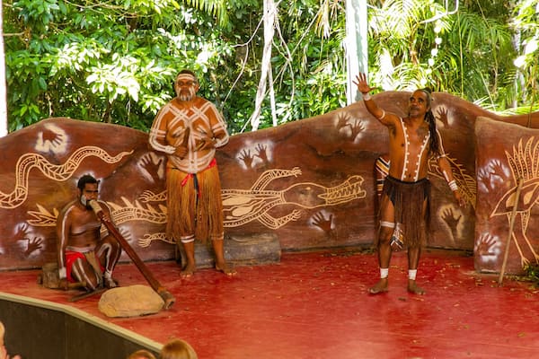 Rainforestation Nature Park featuring indigenous culture, music and performance art