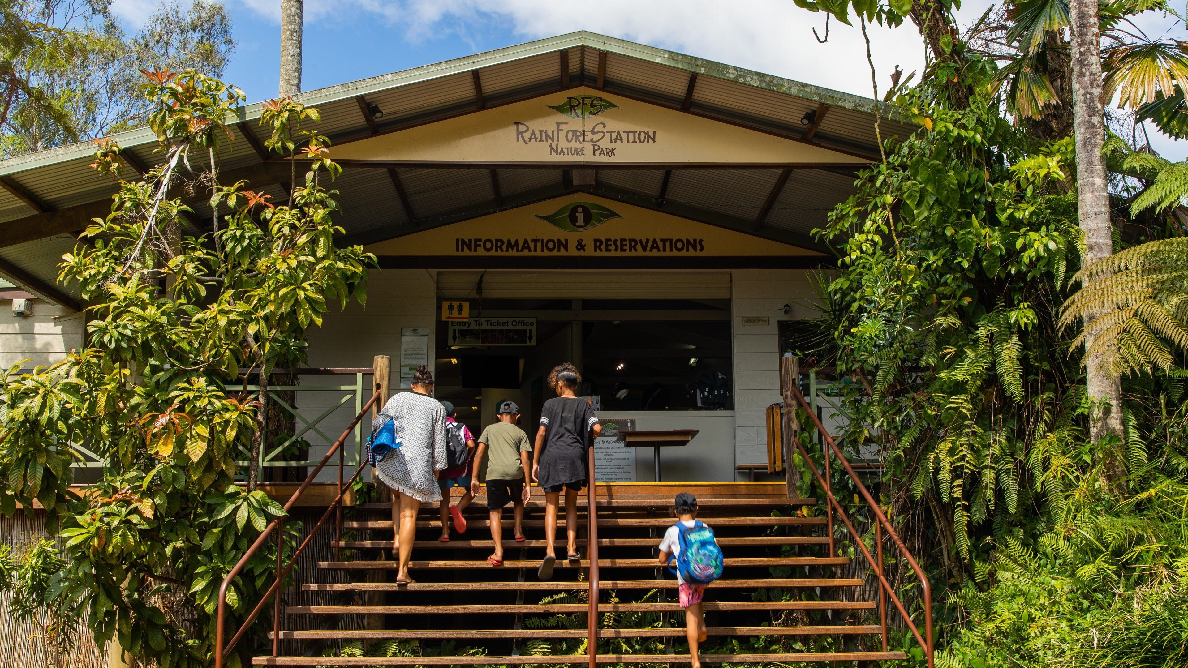 Rainforestation Nature Park as well as a family