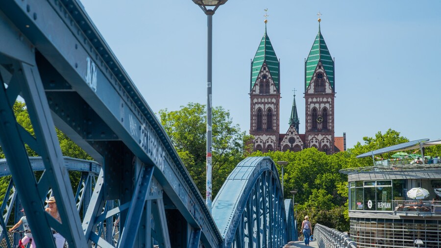 Blue Bridge featuring heritage architecture and a bridge