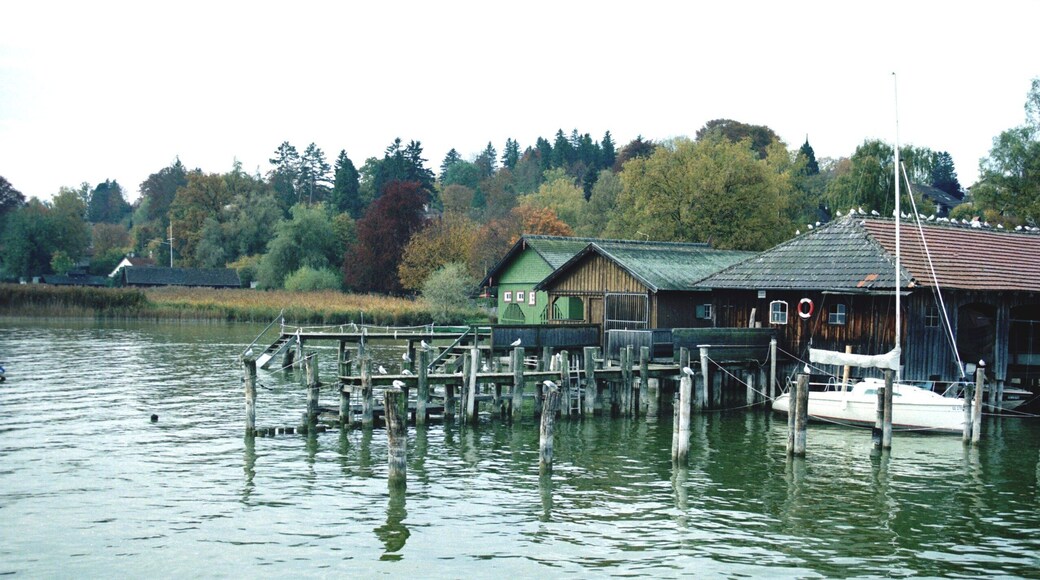 Schondorf am Ammersee, boathouses