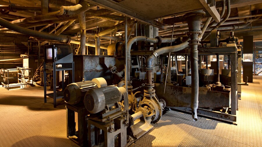 Rammelsberg Mine and Mining Museum featuring heritage elements and interior views