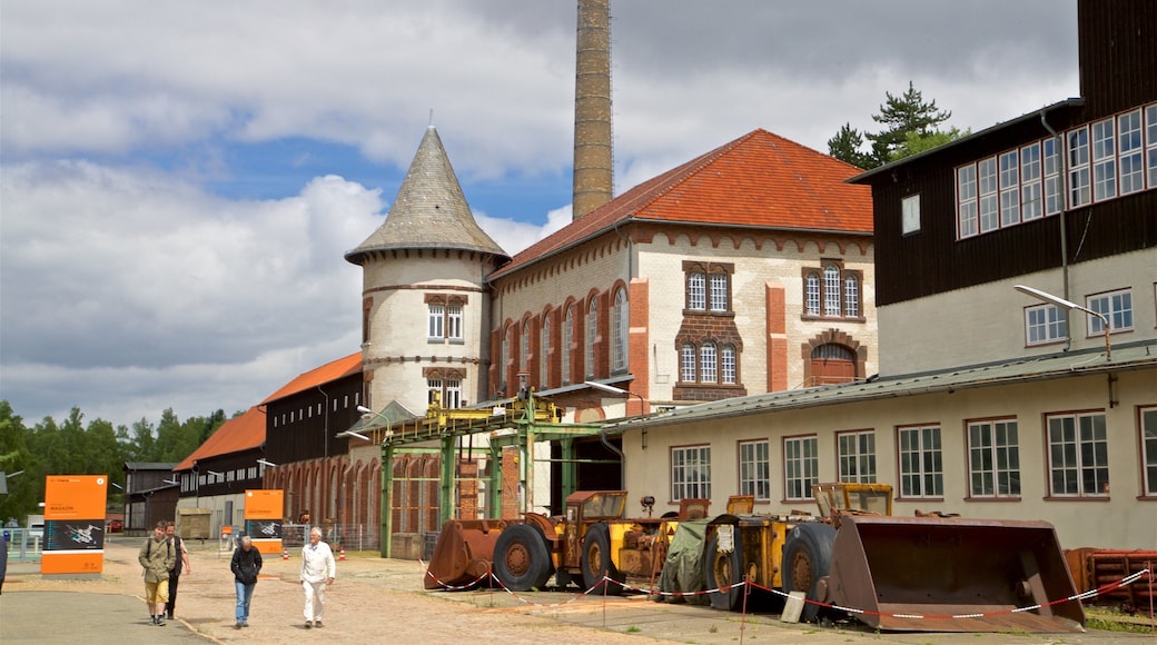 Rammelsberg Mine and Mining Museum which includes street scenes and heritage elements as well as a small group of people