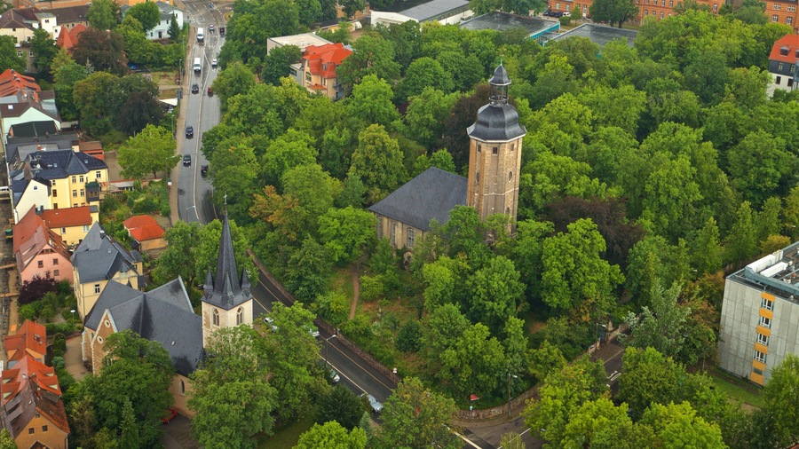 Jen-Tower featuring landscape views and a city
